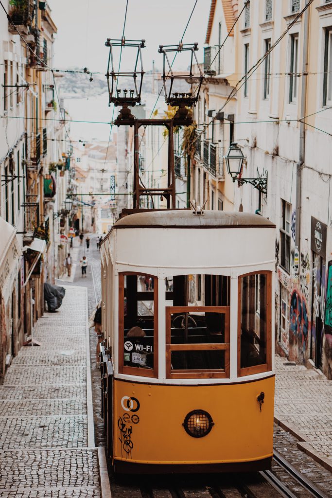 Public Tram, Lisbon, Portugal